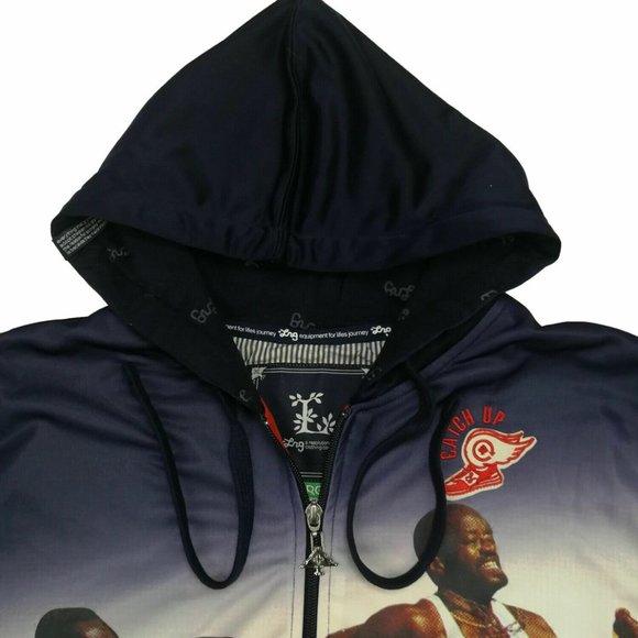 LRG Lifted Research Group Men's Emrbroidered 47 Catch Up Full Zip Hooded Jacket - Picture 6 of 11